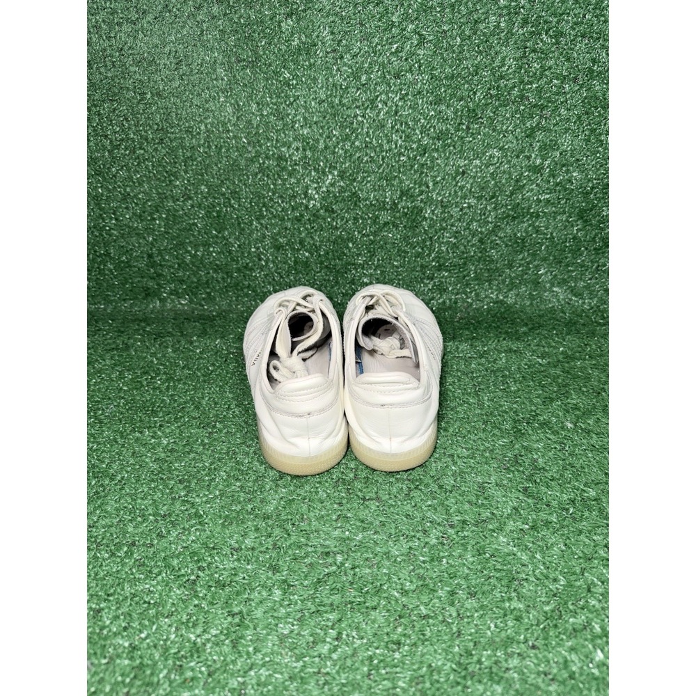 Adidas Samba Womens 8.5 Mens 7 White Leather Casual Shoe Comfort Walking Sneaker - Picture 13 of 15